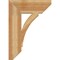 Ekena Millwork Thorton Slat Rough Sawn Bracket, Western Red Cedar, 6"W x 20"D x 28"H BKT06X20X28THR06RWR - alternate 2